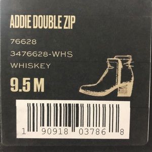 Frye Addie Double Zip / Whiskey / 9.5M / NIB